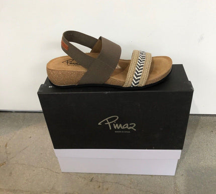 Pinaz Sandal 1231 Elastico Taupe Cork Sandal Women's EU sizes 36-41/6-11 NEW!