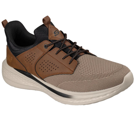 SKECHERS Slade Breyer Brown Tan RF Sneaker Shoe Mens sizes 7-14 NEW EXTRAWIDE