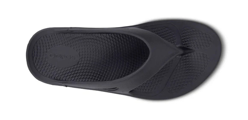 OOFOS OOriginal Thong Sandal Black Mens and Womens Sizes M3/W5-M13/W15 NEW