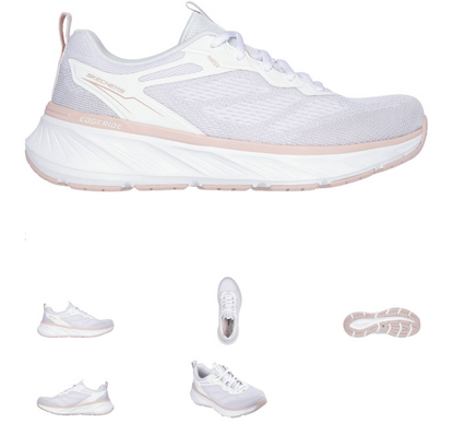 SKECHERS Edgeride Relaxed Fit White Lace Sneaker Women's sizes 5-11/NEW!!!