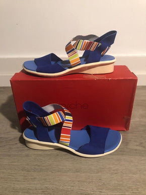 Arche Satia Saphire/Multi/Bora Comfort Flat Sandal Women's sizes 36-42/5-11 NEW!