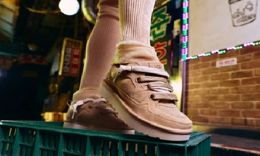 UGG Lo Lowmel Chestnut Suede Mesh Sneakers Womens sizes 5-12/NEW