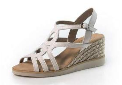 Pinaz Sandal 1503 Nude Softy Wedge Women's EU sizes 36-41/6-11 NEW!!!