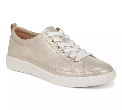 Vionic Winny Gold Metallic Leather Sneaker Women's sizes 5-12/NEW!!