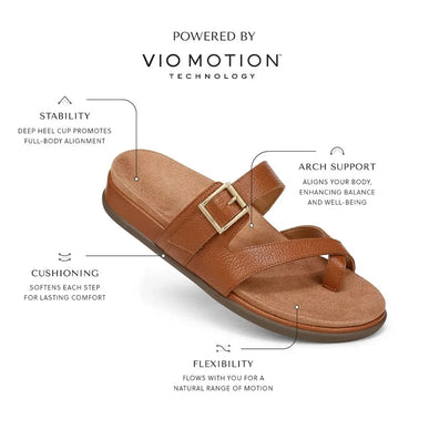 Vionic Carmela Tan Leather Sandal Women's sizes 5-11/NEW!!!