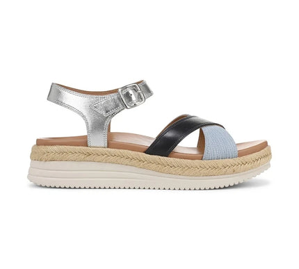 Vionic Mar Navy Multi Leather Strappy Sandal Arch Support Women's size 5-11/NEW!