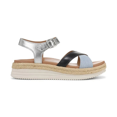 Vionic Mar Navy Multi Leather Strappy Sandal Arch Support Women's size 5-11/NEW!