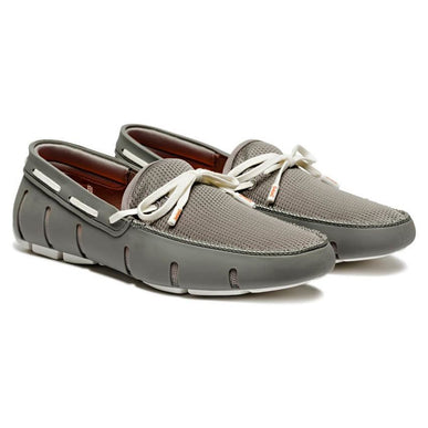 Swims Lace Loafer Gray/White Driving Moccasin Loafer Men's sizes 7-12 New!!!