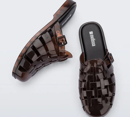 Melissa Possession Mule Flat in Brown Womens US sizes 6-10