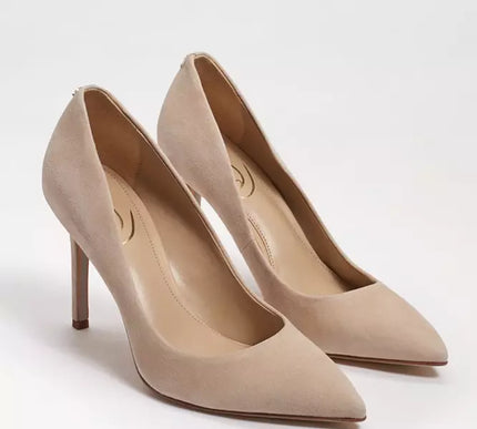 Sam Edelman Hazel Cappuccino Suede Pointed Toe Pump Women's sizes 6-10/ NEW!!!