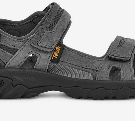 Teva Hudson Dark Dull Grey  Strappy Sandal Men's US Sizes 7-15 NIB