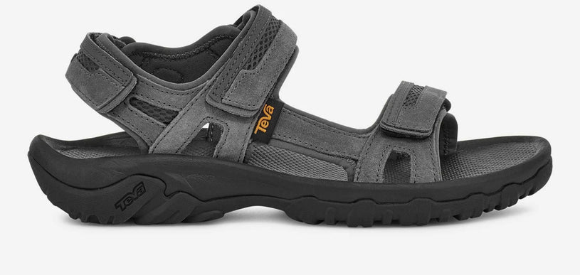 Teva Hudson Dark Dull Grey  Strappy Sandal Men's US Sizes 7-15 NIB