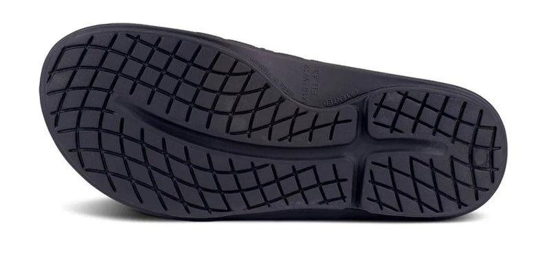 OOFOS OOahh Sport Flex Sandal Slide Black Mens and Womens Sizes M4/W6-M13/W15NEW