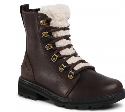 Sorel Lennox Lace Cozy Blackened Brown Boot Women's US sizes 6-11/NEW!!!