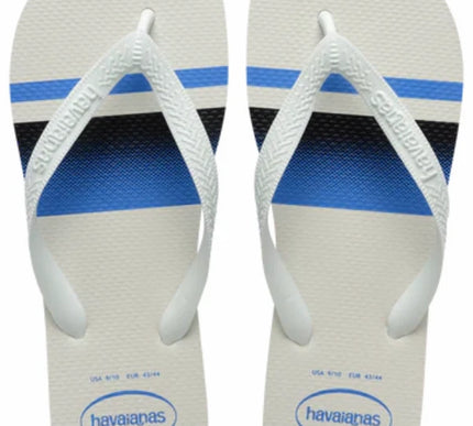 Havaianas Top Basic White White Blue Sandal Men EU sizes 39-40-45-46 NEW