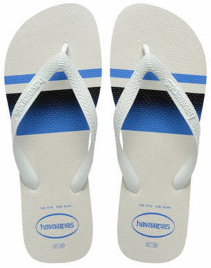 Havaianas Top Basic White White Blue Sandal Men EU sizes 39-40-45-46 NEW