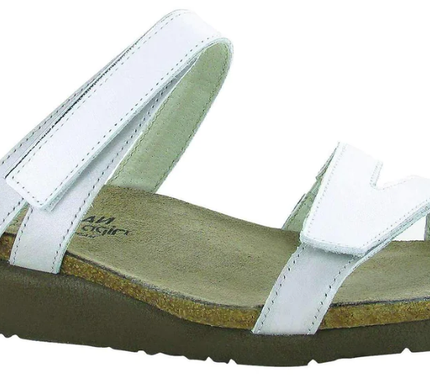 Naot Presley Pearl White Leather Sandal Women's sizes 36-42/5-11 NEW!!!