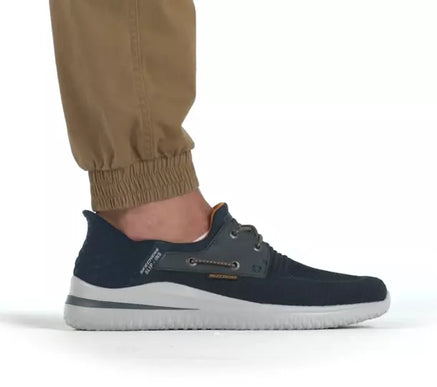 SKECHERS Delson 3.0 Roth Navy Slip-ins Sneaker Shoe Men's sizes 7-14/NEW!!