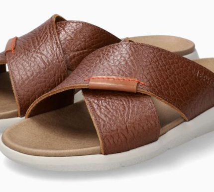 Mephisto Conrad Desert Tan Slide Comfort Sandal Men's sizes 40-47 NEW!!!