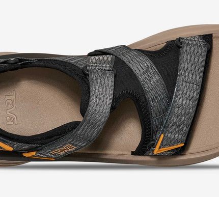 Teva Aventrail R2T Black/Sunflower Trail Running Sandal Mens US Sizes 8-14 NIB