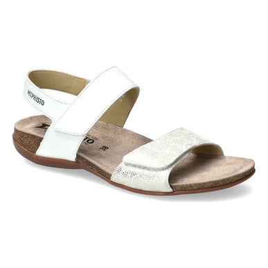 Mephisto Agave White Anklestrap Comfort Sandal Women's Sizes 35-42 NEW