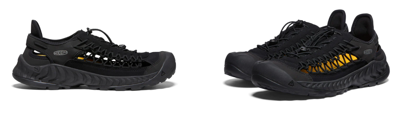 Keen Uneek NXIS Triple Black/Black Light Hiking Shoe Men's sizes 7-14/NEW!!!