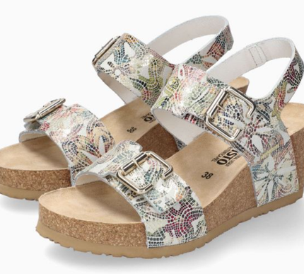Mephisto Lissandra Multicolored Wedge Comfort Sandal Women's sizes 35-42 NEW!!!