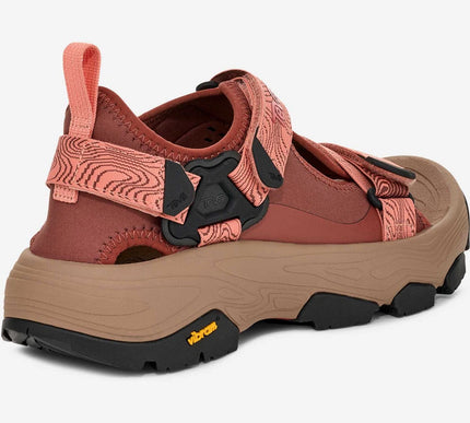Teva Grandview Max Mahogany/Dahlia Trail Running Sandal Womens sizes 6-11