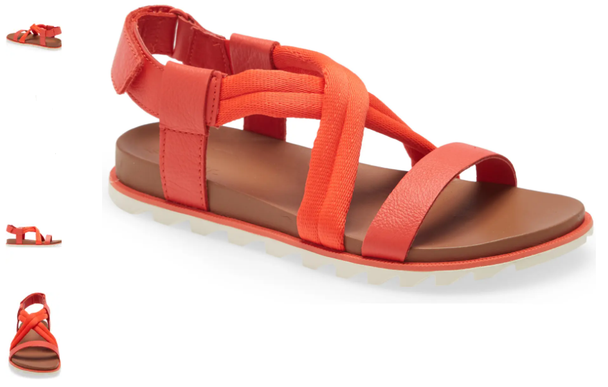 Sorel Roaming Decon Sandal Signal Red Ankle Strap Women's US sizes 5-11 NEW!!!
