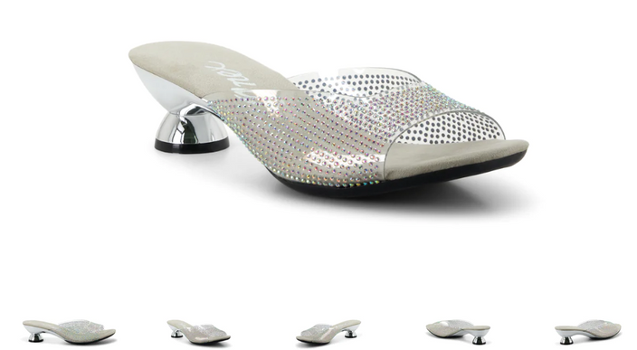 Onex Dani Iridescent Rhinestone Studded Wedge Sandal Women's sizes 5-11/NEW!!!