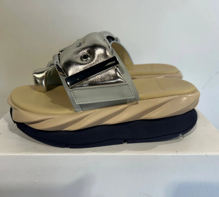 4CCCCEES Mellow Glow Champagne Sandal Women's Sizes 36-41/6-11/NEW!!!
