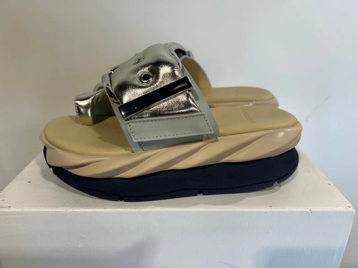 4CCCCEES Mellow Glow Champagne Sandal Women's Sizes 36-41/6-11/NEW!!!