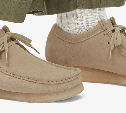 Clarks Wallabee Maple Suede Moccasin Loafer Shoe Men's US sizes 7-15 NEW