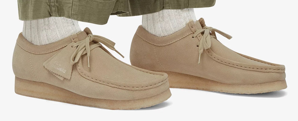 Clarks Wallabee Maple Suede Moccasin Loafer Shoe Men's US sizes 7-15 NEW