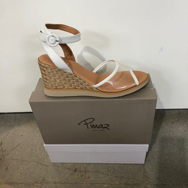 Pinaz Sandal 1501 Vinilo Softy Blanco Wedge Women's EU sizes 36-41/6-11 NEW!!!