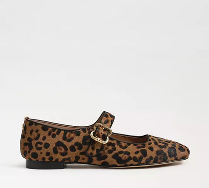 Sam Edelman Michaela Leopard Granada Tan Mary Jane Women sizes 6-10/NEW!!!