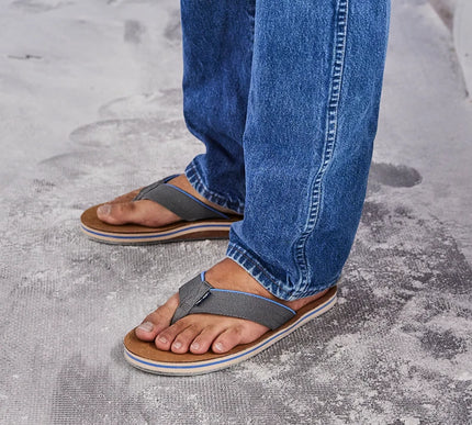 Hari Mari Flip Flops Mens Scouts Gray US sizes 8-13 NEW