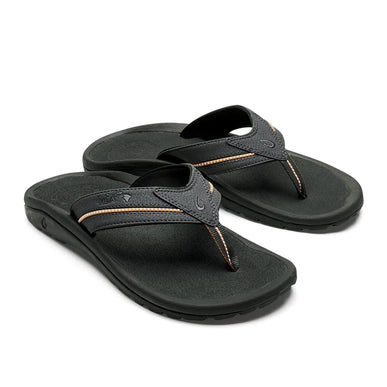 Men's Olukai Kia II Dark Shadow Flip Flop Size 7 NEW