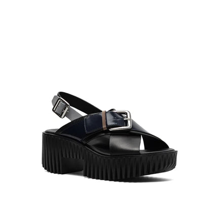4CCCCEES Plia Juno Jet Black Strappy Sandal Women's Sizes 36-41/6-11/NEW!!!