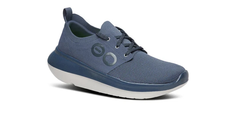 OOFOS OOmy Stride Moroccan Blue Walking Shoes Sneakers Mens Sizes M8-M14 NEW