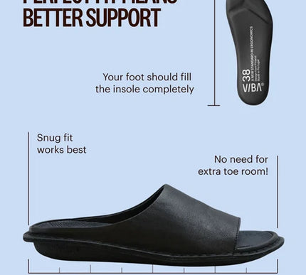 VIBAe SAINT TROPEZ Preto Black Leather Sandal EU Unisex sizes W6/36-M15/48