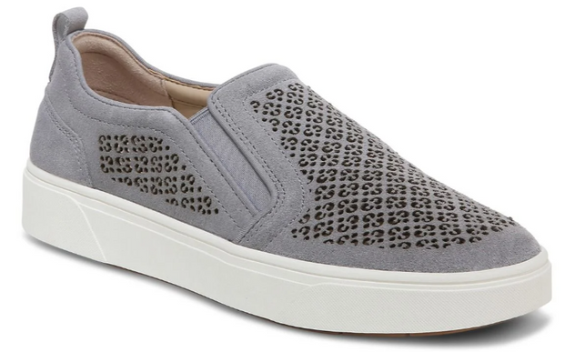 Vionic Kimmie Perf Sneaker Slate Leather Women's sizes 5-11/NEW! MEDIUM