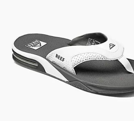 Reef Fanning Grey White Sandal Comfort Flip Flop Men's US sizes 7-17 NEW!!!