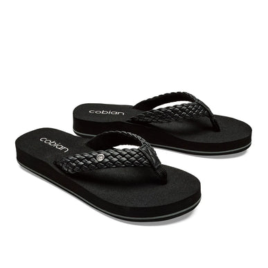 Cobian Braided Bounce Black Comfort Sandal Women's US Sizes 5-11 NIB!!
