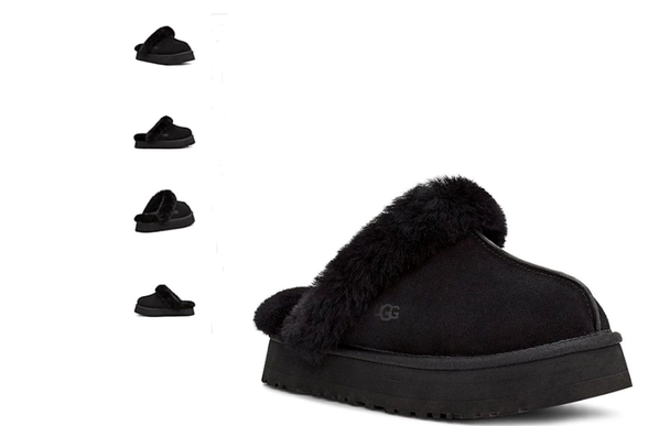 UGG Disquette Black Slide Slipper Sandal Women's US sizes 5-13/NEW!!!