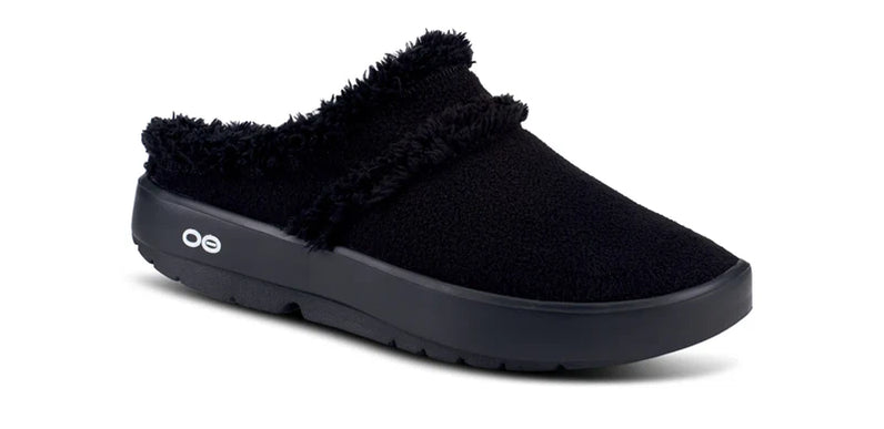 OOFOS OOcoozie Black Clog Mule Slip-on  Womens Sizes W6-W10 NEW