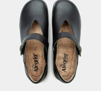 Alegria Ophelia Black Leather Shoe Womens sizes 35-43 NEW