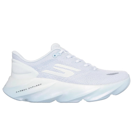 SKECHERS Aero Burst White Blue Arch Fit Sneaker Womens sizes 6-10/NEW