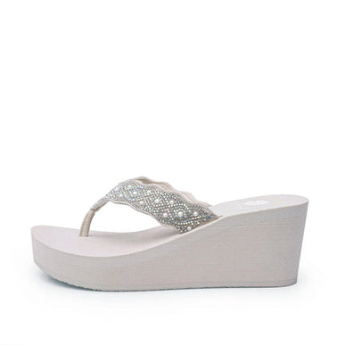 Yellow Box Winny Sand Stone Wedge Toe Post Sandal Women's sizes 6-10/NEW!
