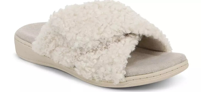 Vionic Relax II Cream Mule Slipper Slip-On Arch Support Women sizes 5-13/NEW!!